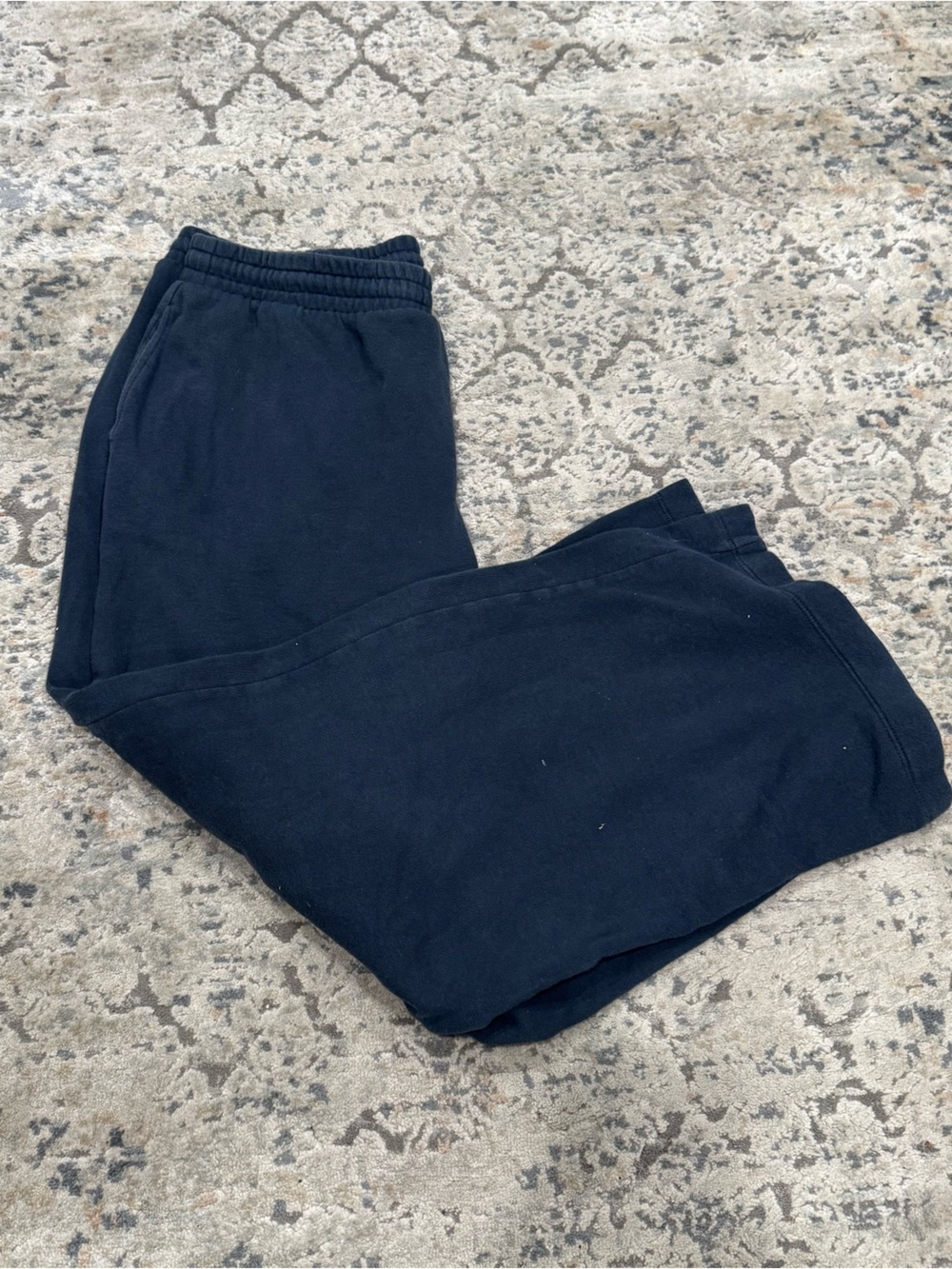 Old Navy Men's Navy Black Jogger Sweatpants